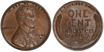 Den unike 1943-D Copper Penny