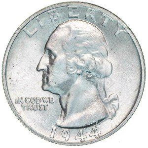 1944 Quarter Coin Value (rare errors, "D", "S" and no mintmark) (2024)
