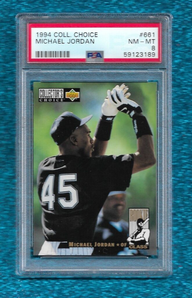 1994 Collector’s Choice Michael Jordan #661 RC Rookie PSA 10 Baseball White Sox