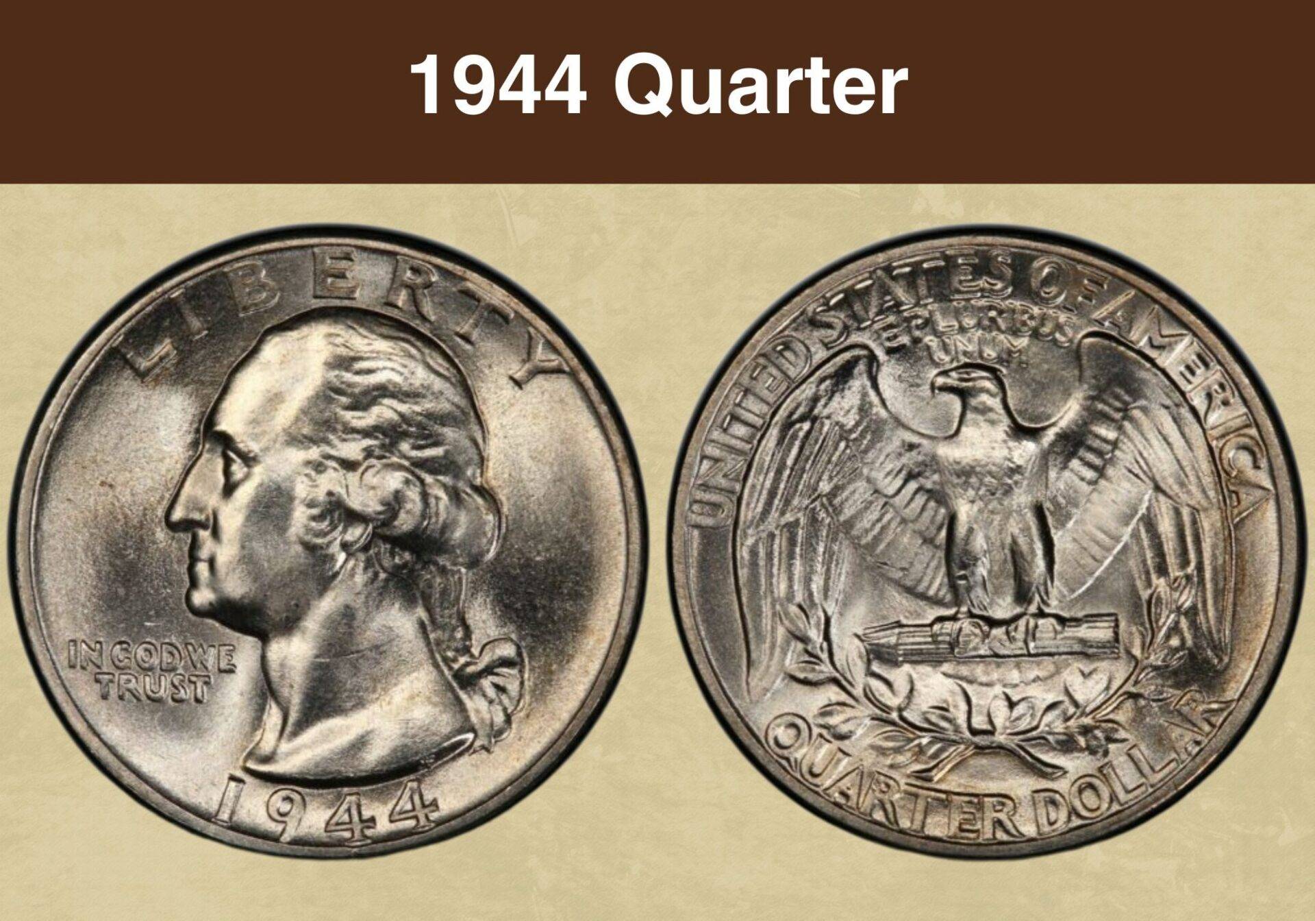 1944 Quarter Coin Value (rare errors, "D", "S" and no mintmark) (2024)