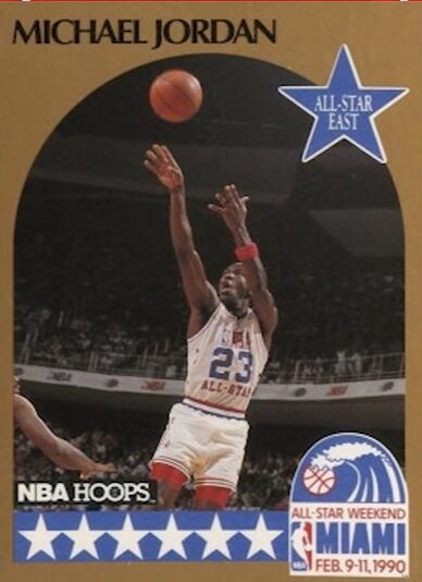  1990 NBA Hoops #5 Michael Jordan All-Star