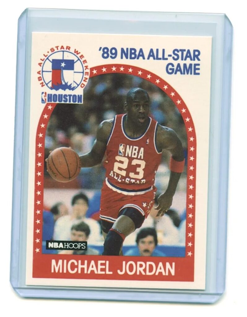1989 NBA HOOPS Michael Jordan’s “All-Star” #5