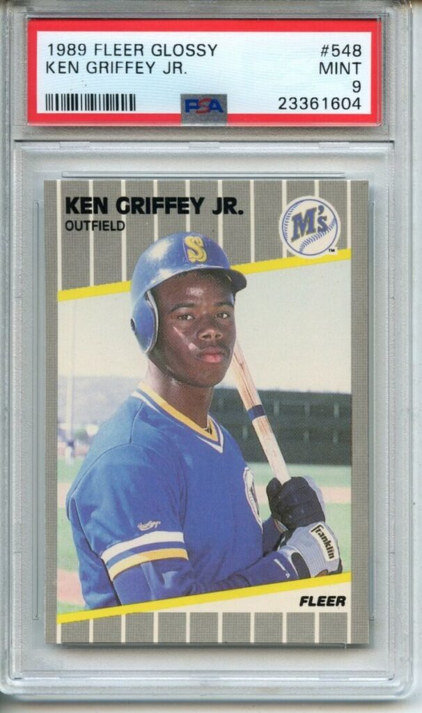 1989 Fleer Glossy Ken Griffey Jr. Rookie Card #548