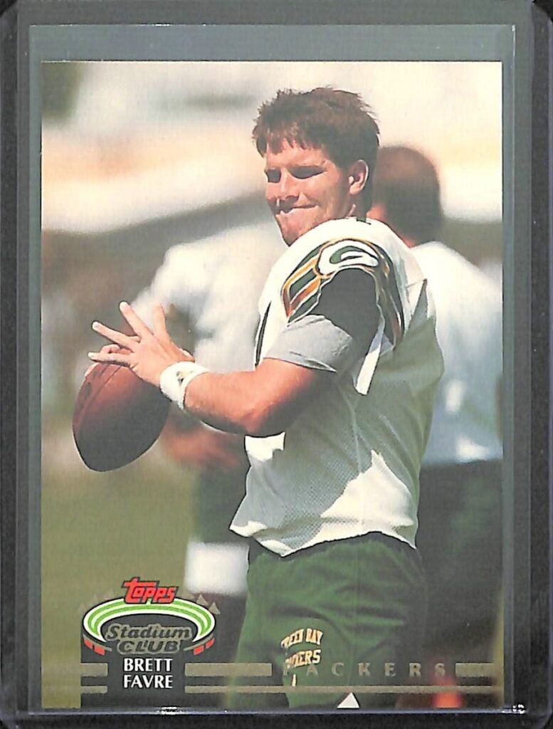 1992 Stadium Club Brett Favre Rookie Card